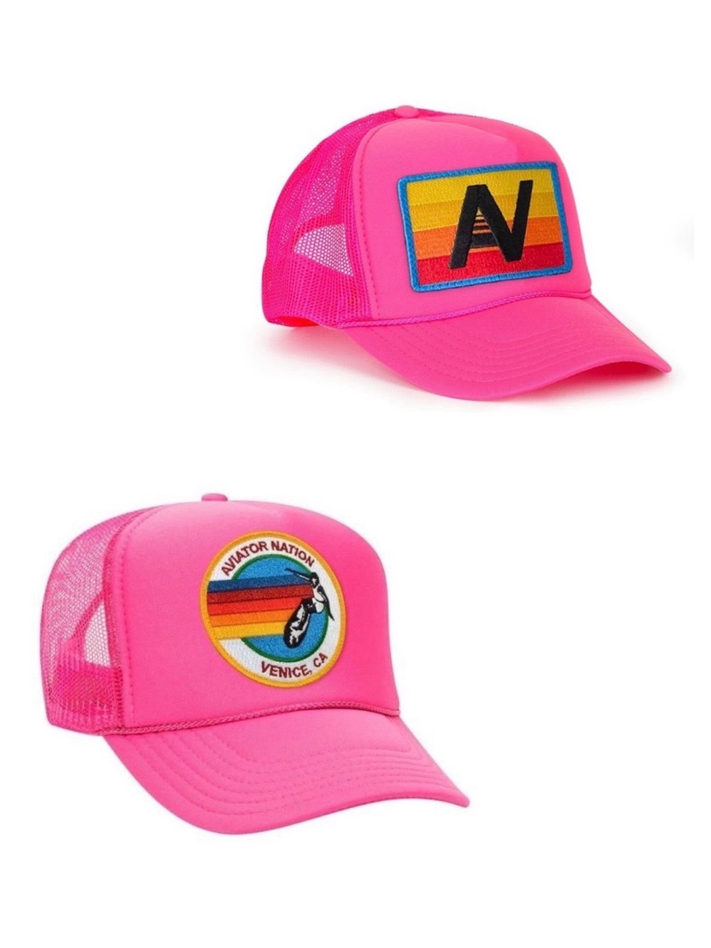ISO : Hot pink Aviator Nation trucker hats